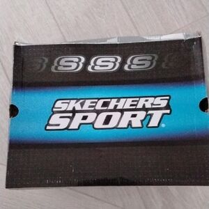 Skechers Sport Black Box with Blue Band
